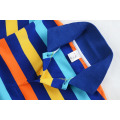 Atacado Long Sleeve Stripe Crianças / Mens Polo T-shirts